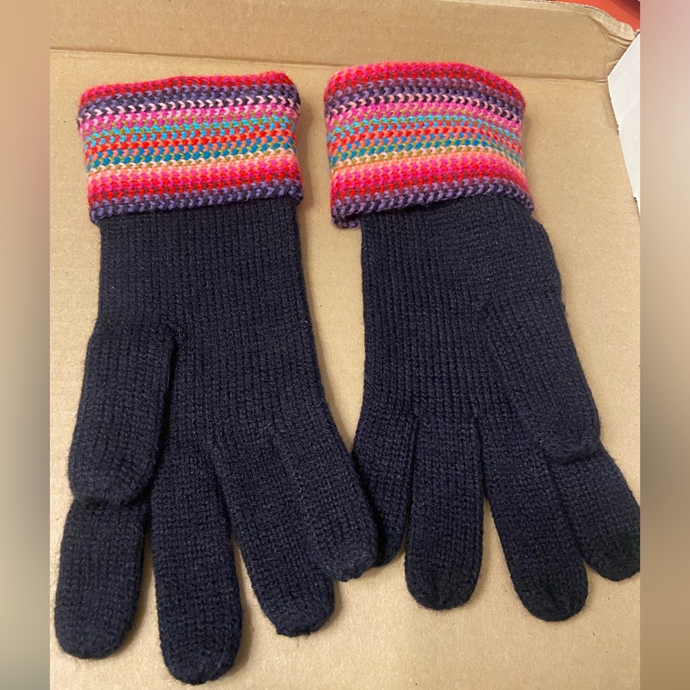 Black gloves extra large like new